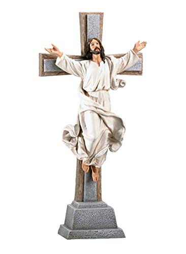 Roman Risen Christ Crucifix, 14-inch