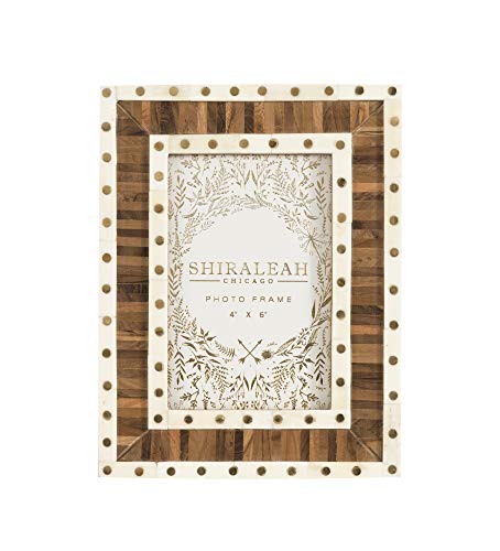 Shiraleah Home Mansour Two-Tone 4X6 Picture Frame, Multicolored