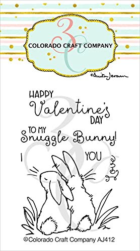 Colorado Craft Company Colorado Clear Stamp, Snuggle Bunny Mini-by Anita Jeram