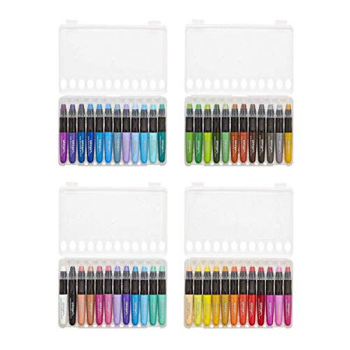 KINGART 580-48 Gel Stick Crayons, Set of 48 Unique Colors, Assorted