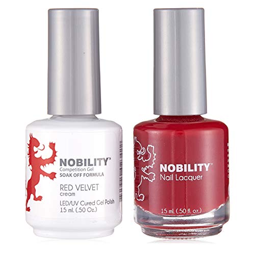Lechat Nobility ‚Äì Gel Polish & Nail Lacquer Set - Collection 1-0.5oz (Red Velvet NBCS024)
