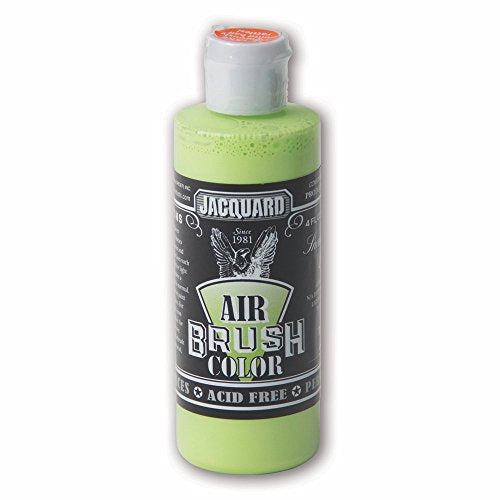 Sneaker Series Airbrush Color by Jacquard, Artist-grade Fluid Acrylic Paint, Use on Multiple Surfaces, 4 Fluid Ounces, Volt