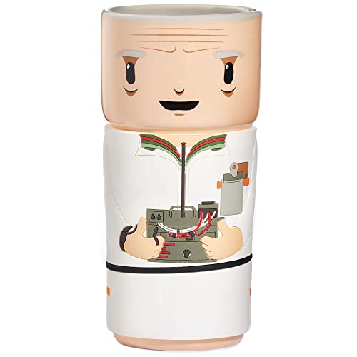 CosCups by Numskull Back To The Future Doc Brown Ceramic Mug with Rubber Sleeve 400ml - Official Back To The Future Merchandise