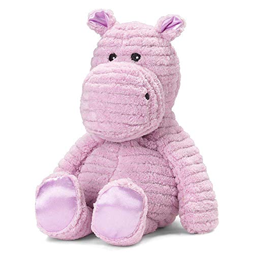 Intelex Hippo Figure My First Warmies Kids Stuffed Animal Toy, 13 inch Height, Lavender Scent