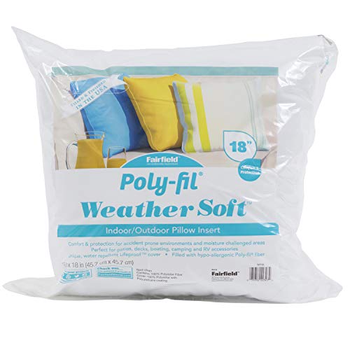 Fairfield WP18S Throw Pillow Insert, White