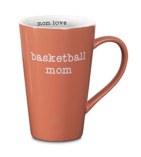 Pavilion Gift Company 14114 Basketball Mom Latte Mug, 18-Ounce, Mom Love