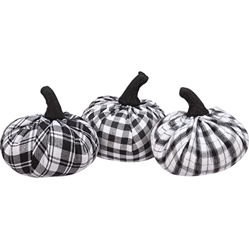 Primitives by Kathy Decorative Halloween Themed Fabric Pumpkin Set