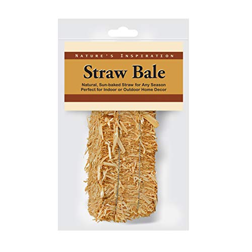 FloraCraft Straw Bale 2.5 Inch x 2.5 Inch x 5 Inch Natural