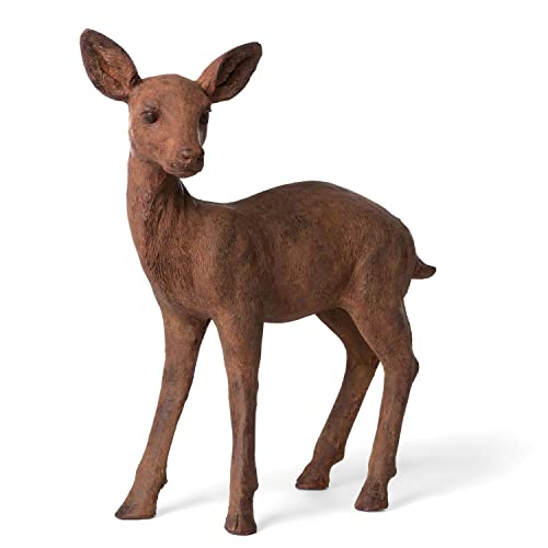 Park Hill Collection Standing Fawn with Rust Finish XGG20759