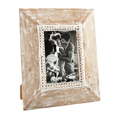 Mud Pie Two Tone Bead Frame, Small, 12.5-inch