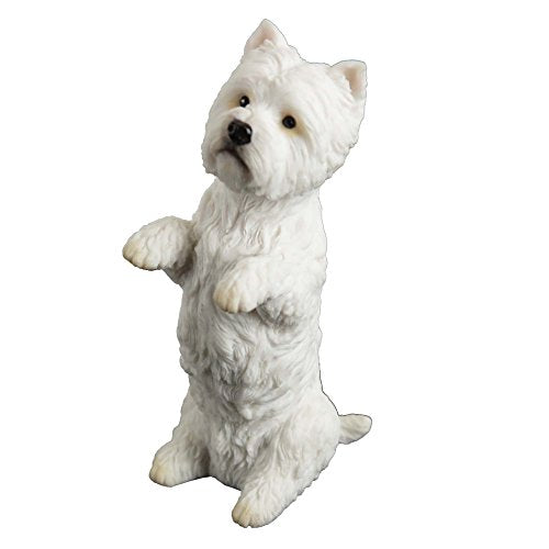 Unicorn Studio West Highland White Terrier Sitting Up Puppy Dog - Figurine Miniature 4.25"H New