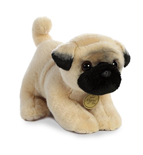 Aurora World Miyoni Plush Toy Animal, Pug Pup, 11"