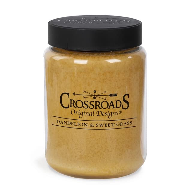 Crossroads Cross Roads Original Dandelion & Sweet Grass 26 oz. Jar Candle