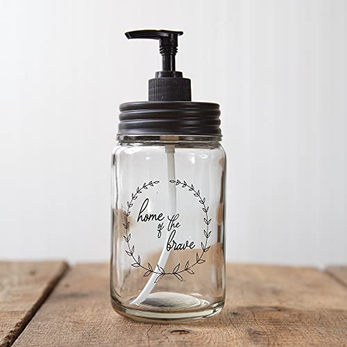 CTW Home Collection 370696 Home of The Brave Soap Dispenser, 8-inch Height