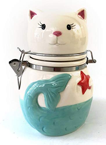 Boston Warehouse Tiger Purrr-Maid Hinged Ceramic Jar