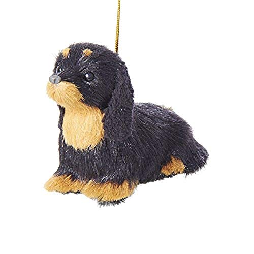 Kurt Adler Plush Dog Ornament- Dachsund