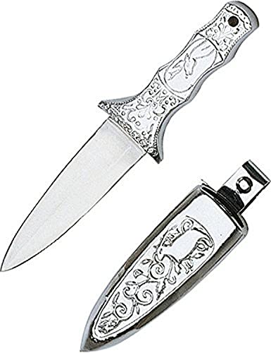 SZCO Supplies Silver Boot Knife , 6.25 inches