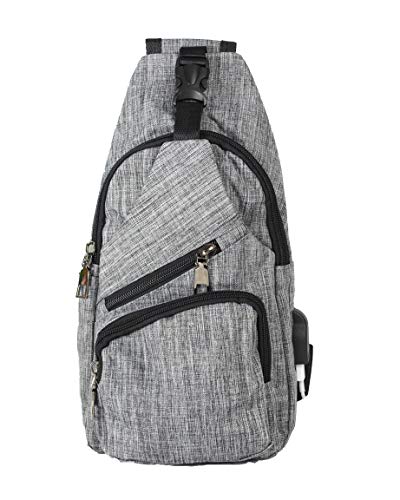 Calla 2777 Anti-Theft Day Pack, 12-inch High, Grey