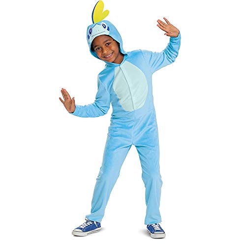 Disguise Sobble Hooded Jumpsuit Costume for Kids, Pokemon, Classic Size Small (4-6)