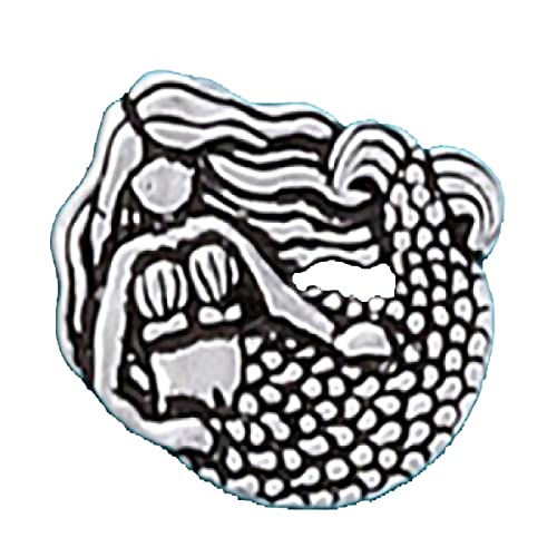 Basic Spirit Pocket Token Coin - Mermaid/Make Waves - Handcrafted Pewter, Love Gift for Men and Women, Coin Collecting