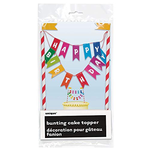 Unique Industries Rainbow Birthday Cake Banner