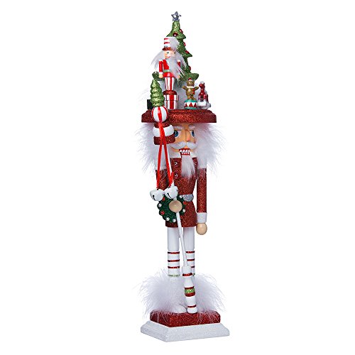 Kurt Adler 18-Inch Hollywood Christmas Tree Hat Nutcracker