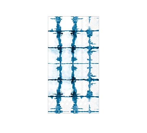 Boston International IHR 3-Ply Paper Napkins, 16-Count Guest Size, Shibori Stripe