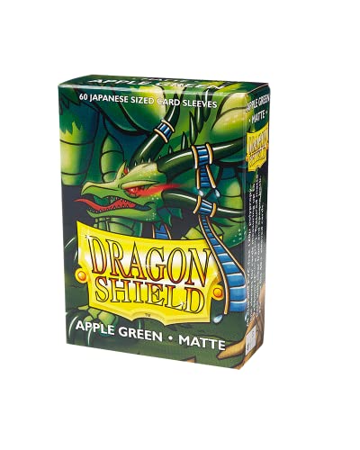 Arcane Tinmen Dragon Shield Sleeves - Matte Japanese Apple Green (60) Card Sleeves