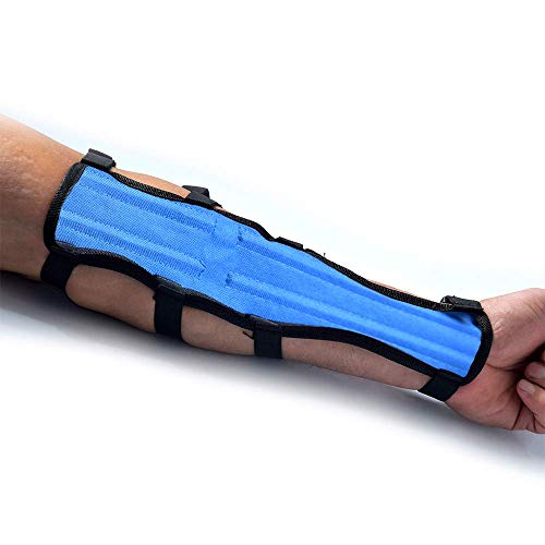 Universe Archery Codura Arm Guards | Bow Arm Protector 4 Strap Archery Guard | High-Grade Adjustable Codura Armguard | Archery Sports Accessories (Blue)
