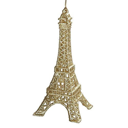 Kurt Adler French Eiffel Tower Acrylic Christmas Ornament