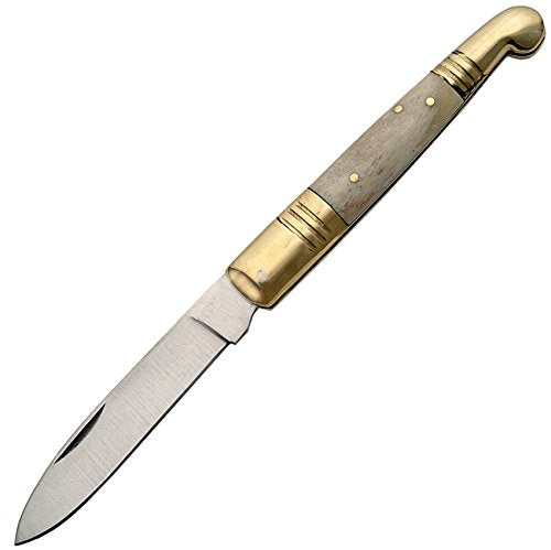 SZCO Supplies Bone Handle Old Fashioned Knife