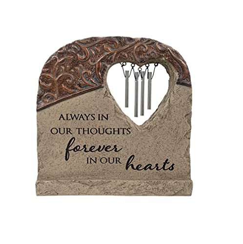 Carson 63512 in Our Hearts Garden Chime, 8-inch Height