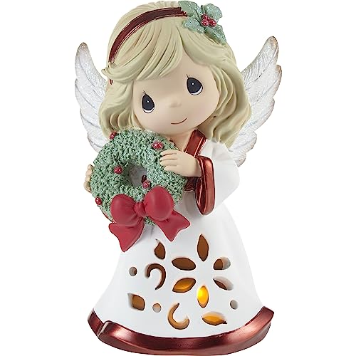 Precious Moments 231401 Wreathed in Christmas Glory LED Resin Musical