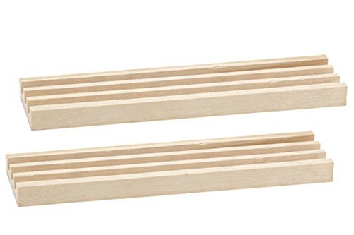 CHH Wooden Domino Racks / Trays - Set of 2