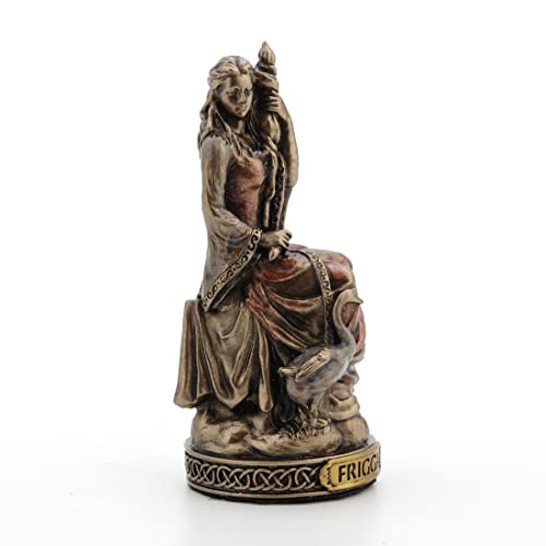 Unicorn Studio Veronese Design Norse Gods Miniature Figurine (Frigga, Bronze)