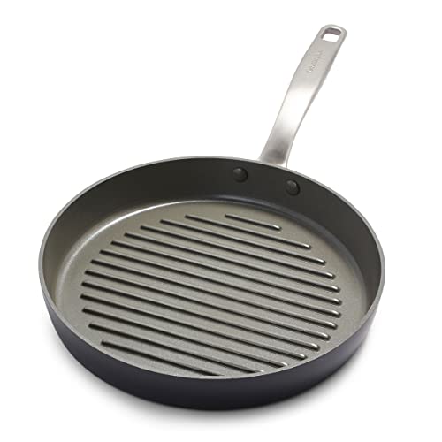 Cookware Company GreenPan CC002291-001 Chatham Round Grill Pan, 11&