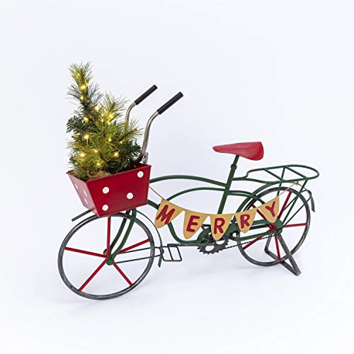 Gerson 2530700 Metal Holiday Bicycle, 30.3" L