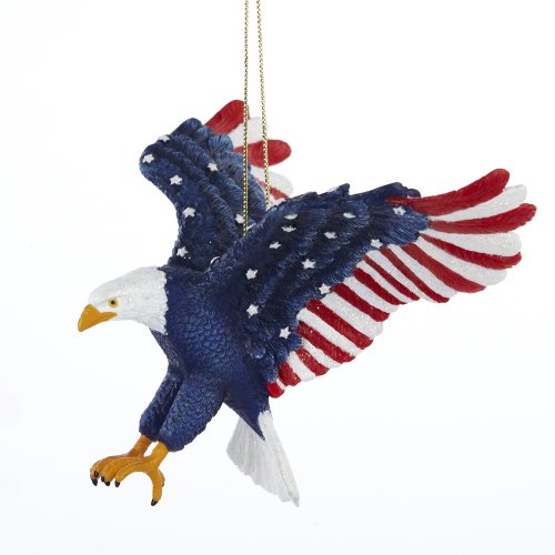 Kurt Adler US Flag Eagle Ornament
