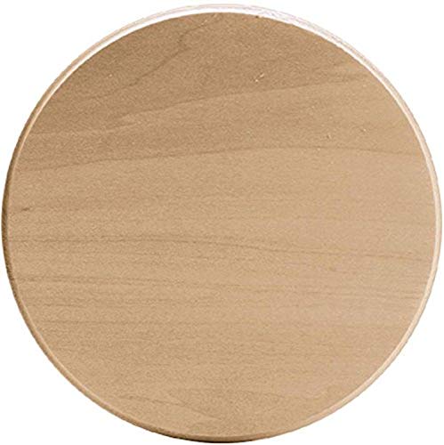Walnut Hollow Basswood Circle Thin Plaque, 6 by 6-Inch