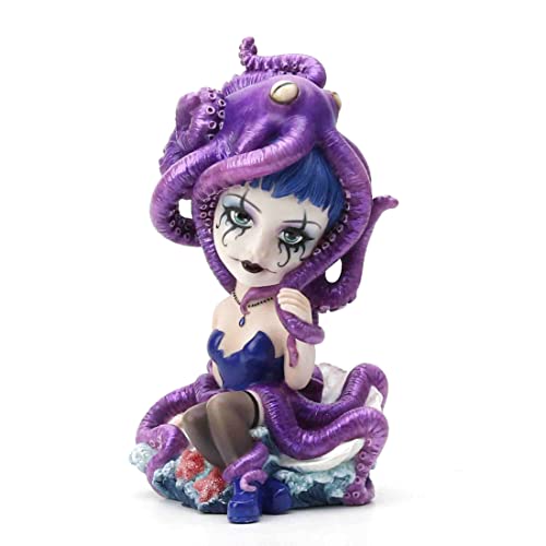 Unicorn Studio Veronese Design 5 3/8" Gothic Blue Blood Aristocrat Hand Painted Resin Figurine