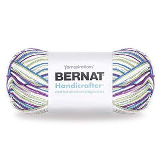 Spinrite Yarns (CA) Bernat Handicrafter Cotton Yarn, Gauge 4 Medium Worsted, Fruit Punch