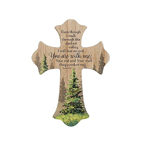 Carson 11870 You Are With Me Wall Cross, 10.5-inch Height, Wood
