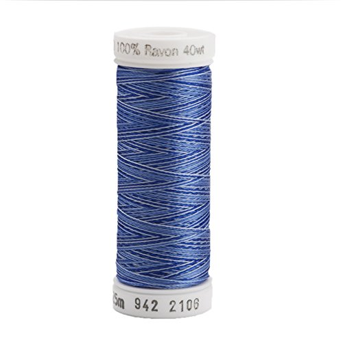 PA Distribution Sulky Rayon Thread for Sewing, 250-Yard, Vari Blue