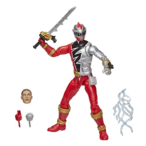 Hasbro Power Rangers Lightning Collection Dino Fury Red Ranger 6-Inch Premium Collectible Action Figure Toy