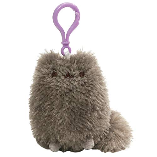 GUND Pusheen Pip Plush Stuffed Backpack Clip, 5", Multicolor