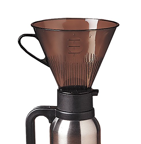 RSVP International Manual Drip Coffee Filter Cone for Carafes or Thermos