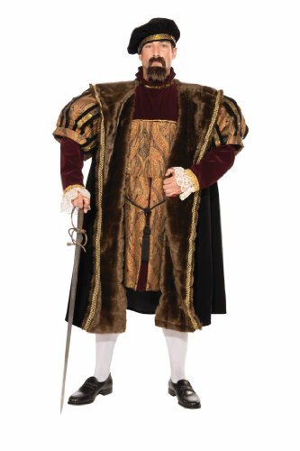 Forum Novelties Deluxe Designer Collection King Henry The VIII Costume, Multi, Small