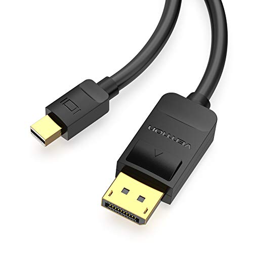 Mini DisplayPort to DisplayPort Cable 10FT/3M, VENTION Mini DP to DP Cable, 4K@60Hz Ultra HD DP 1.2 Support 3D Thunderbolt Compatible with MacBook Air/Pro, Surface Pro/Dock