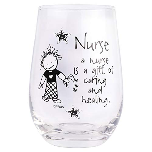 Enesco 6006429 Children of the Inner Light Nurse Stemless Glass