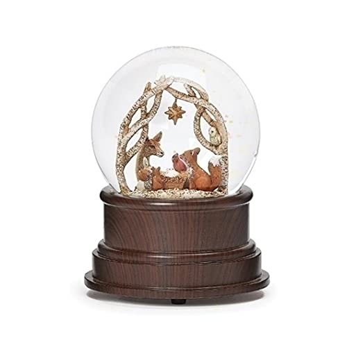 Roman 134088 Musical Forest Animal Arch Nativity Dome, 5.5-inch Height